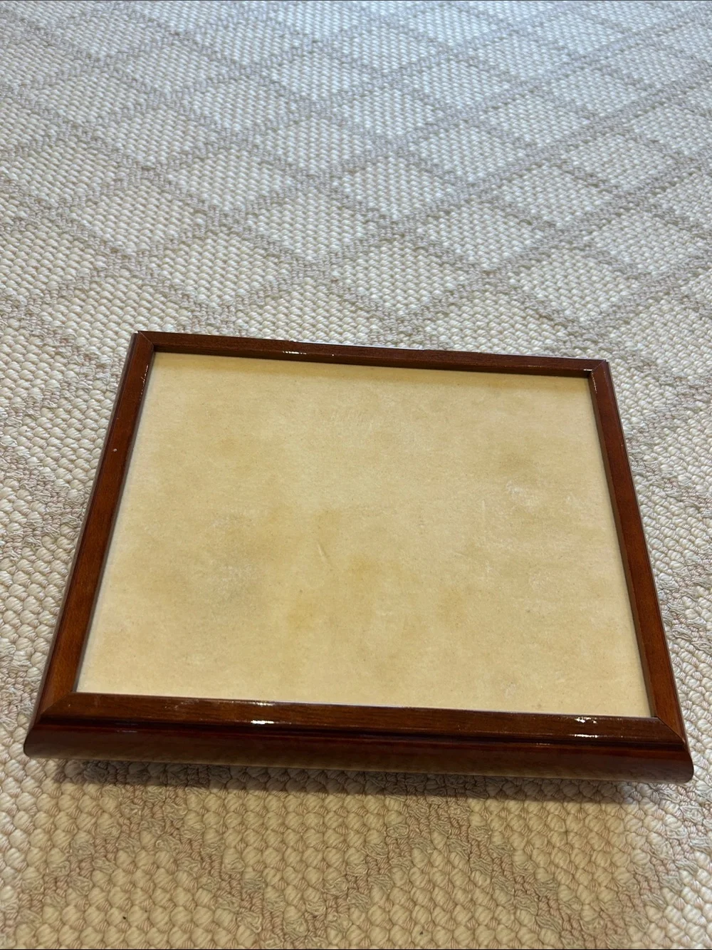 Italian Wood and Silver Glass-Top Jewelry and Keepsake Box